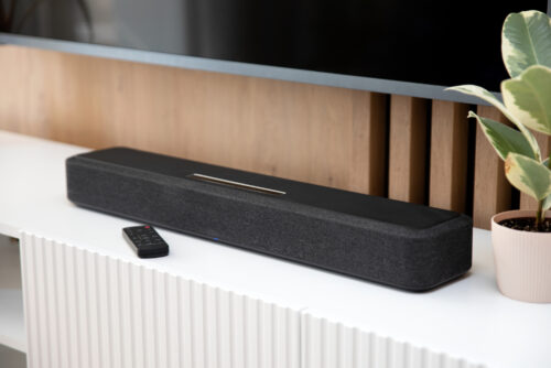 Soundbar in a modern home