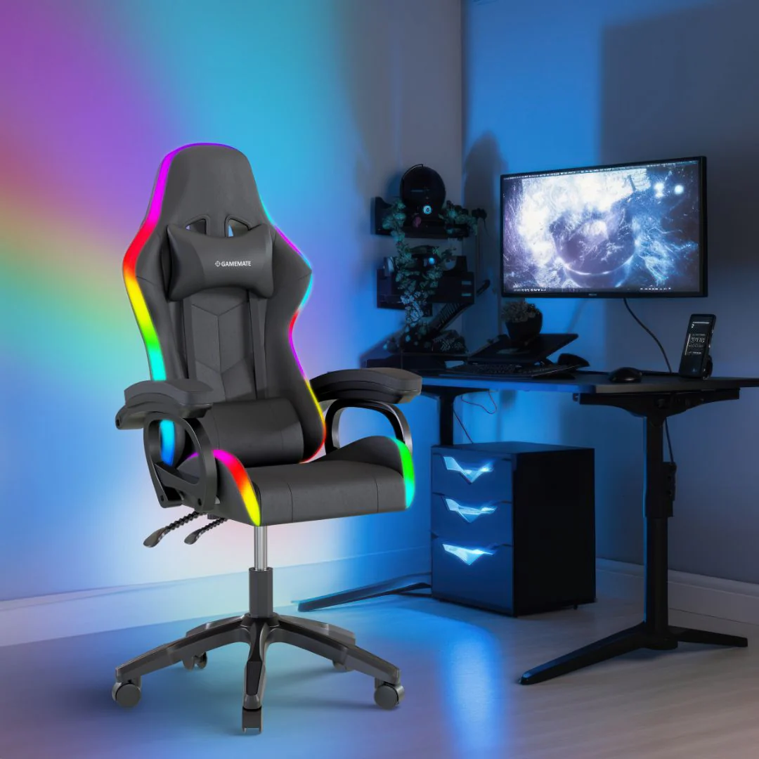 Gamerstol - GameMate Premium RGB - iHero - Gamerstol - Techii.dk