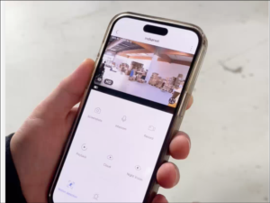 Overvågningskamera med app